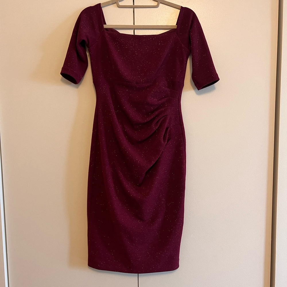 Eliza J Off the Shoulder Sheath Dress